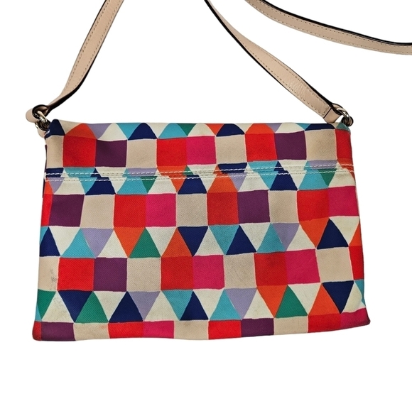 Kate Spade Colorful‎ Pueblo Tile Geometric Crossbody Purse Handbag Women's - Picture 6 of 12